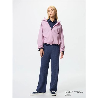 Моющиеся трикотажные брюки с косами