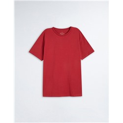 Basic T-shirt, Men, Dark Red