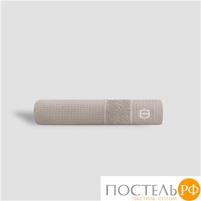 TOGAS САУНЕРС беж Полотенце 70х140, 1 пр., вафля/махра, 100% хлопок, 450 г/м2