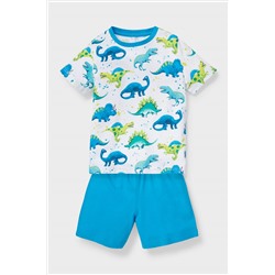 Shorty-Pyjama -Bio-Baumwolle - 2 teilig