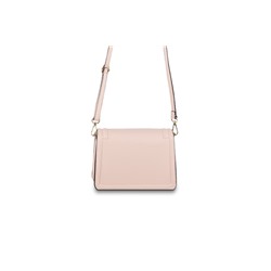 Bandolera de piel Core Rosa empolvado