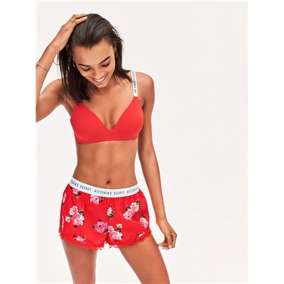 NEW! Logo Lace-trim Short