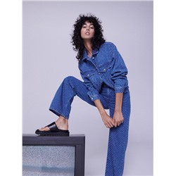 Jeans aus Strukturstoff