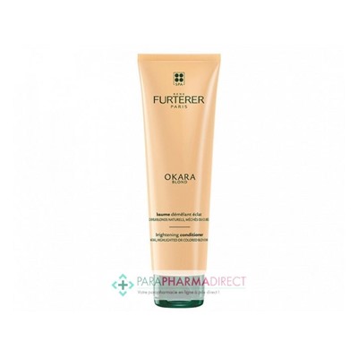 René Furterer Okara Blond Baume Démêlant Eclat Cheveux Blonds Naturels, Méchés ou Colorés 150ml