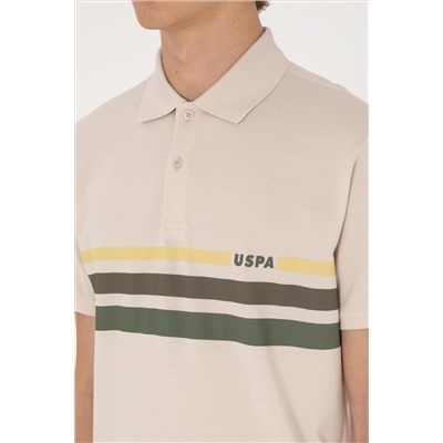 Erkek Regular Fit Polo Yaka Taş Tişört