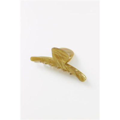 Pinza pelo alargada verde