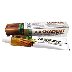 AASHA HERBALS Cinnamon and Cardamom Toothpaste Зубная паста Корица и Кардамон 100мл