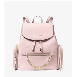 MICHAEL KORS OUTLET Jet Set Medium Pebbled Leather Backpack