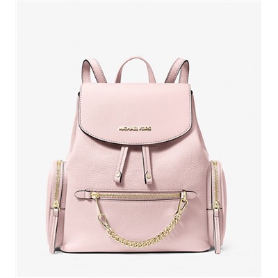 MICHAEL KORS OUTLET Jet Set Medium Pebbled Leather Backpack