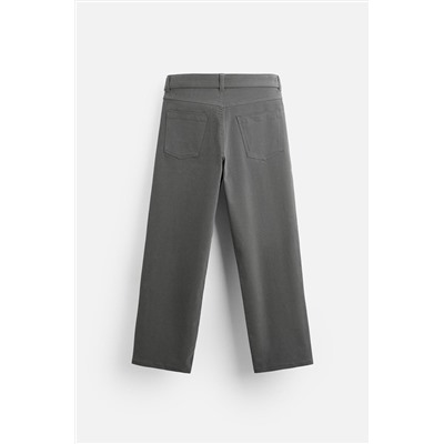 PANTALÓN CINTURÓN PLIEGUES