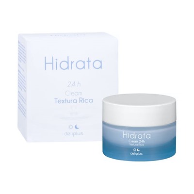 Crema facial Hidrata Deliplus ácido hialurónico y aloe vera todo tipo de piel