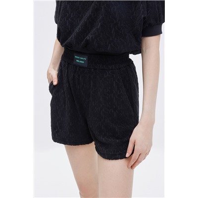 Short de tiro alto Negro