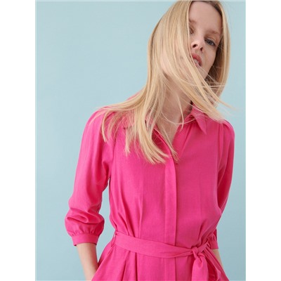 Kleid aus Leinenmischung