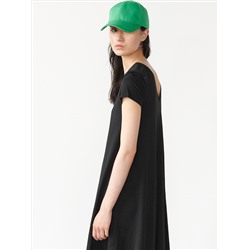 Asymmetric midi dress