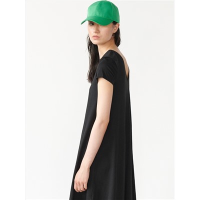 Asymmetric midi dress