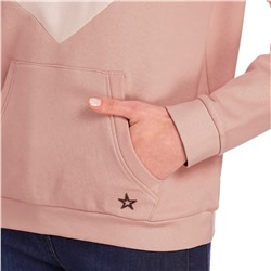 Damen Sweatshirt mit Troyerkragen