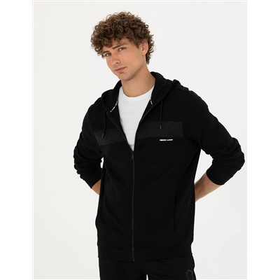 Siyah Regular Fit Hırka