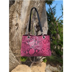 PELLE serpiente 1019 FUXIA+CINTURON BOLSOS (150)-4 (5) АКЦИЯ