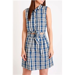 Vestido camisero Azul y blanco