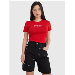 TOMMY JEANS SKINNY FIT LOGO T-SHIRT
