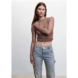 Jeans cargo carpenter -  Mujer | MANGO OUTLET España