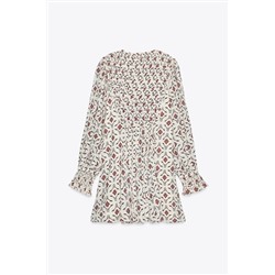 ZW COLLECTION PRINTED SHORT DRESS