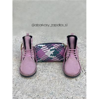AB.Z. 27001/2 ROSE — С ДВОЙНЫМИ ШНУРКАМИ+Клатч HERBOSA