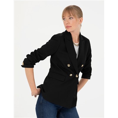 Siyah Slim Fit Ceket