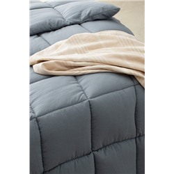 Mona Tek Kişilik Comforter Set - İndigo