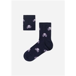 Kurze Socken mit Allover-Muster für Kinder