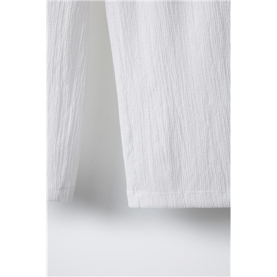 TEXTURED TROUSERS WITH BELT