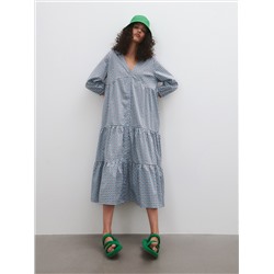 Gemustertes Maxikleid