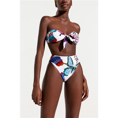Top bikini nudo mariposas