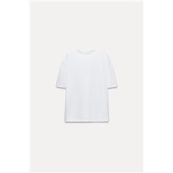 TOP WITH CONTRAST LACE TRIM