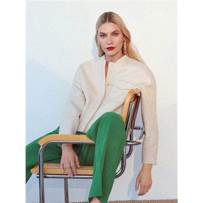 Jacke mit Wollanteil