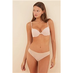 GORGEOUS Sujetador push up algodón nude