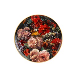 Пара чайная, 1 перс, 2 пр, 250 мл, фарфор F, черная, Маки, Baroque flowers, 62363