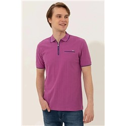 U.S. Polo Assn. Erkek Menekşe Polo Yaka T-shirt EV-136519500
