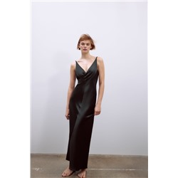 VESTIDO LENCERO CRUZADO