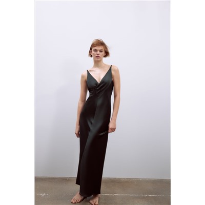 VESTIDO LENCERO CRUZADO
