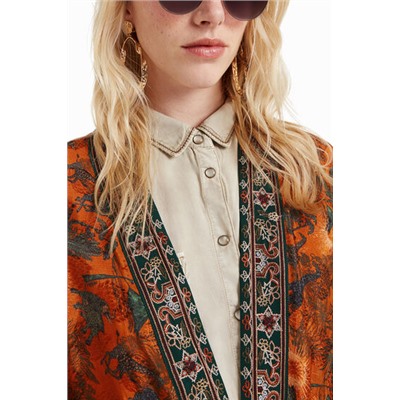 Kimono inspiración safari africano