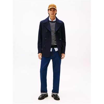 Classic Wool-Blend Peacoat