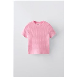 POINTELLE KNIT TOP