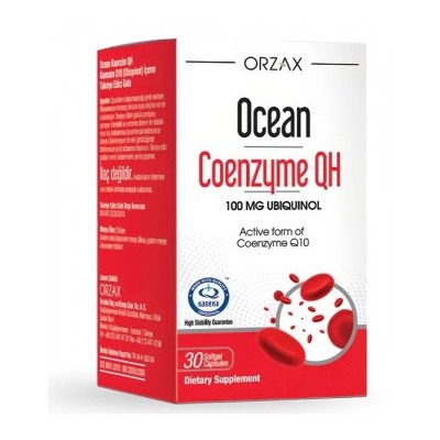 Orzax Ocean Koenzim QH 100 мг 30 капс