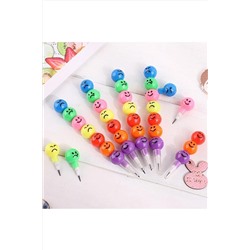 Yağmurella Emoji Yumurtlayan Kurşun Kalem 4 Adet emojikalem