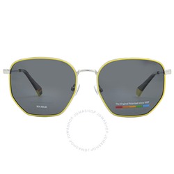 Polaroid  Polarized Grey Square Unisex Sunglasses
