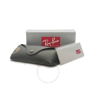 RAY-BAN  Polarized Grey Gradient Mirror Wrap Men's Sunglasses