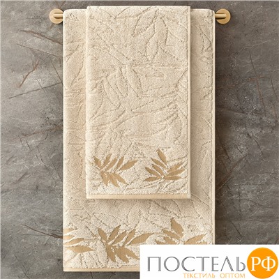 TOGAS Полотенце ЛЕРЕЙ беж 70х140, 1 пр., 85% хлопок/15% sensotex, 600 г/м2