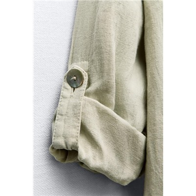 FROM 07.08 TO 10.01 LINEN TUNIC DRESS