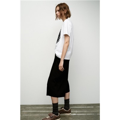 LACE FRONT T-SHIRT